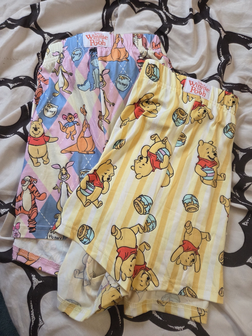 Set Of 2 Winnie The Pooh 3xl (22w-24w) Pajama Bottoms